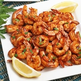 blackened air fryer shrimp recipe