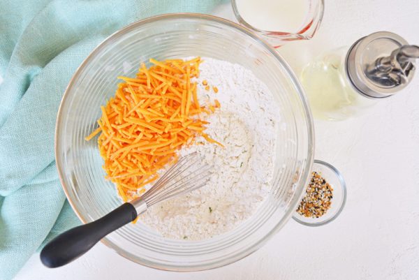 dry ingredients for biscuits