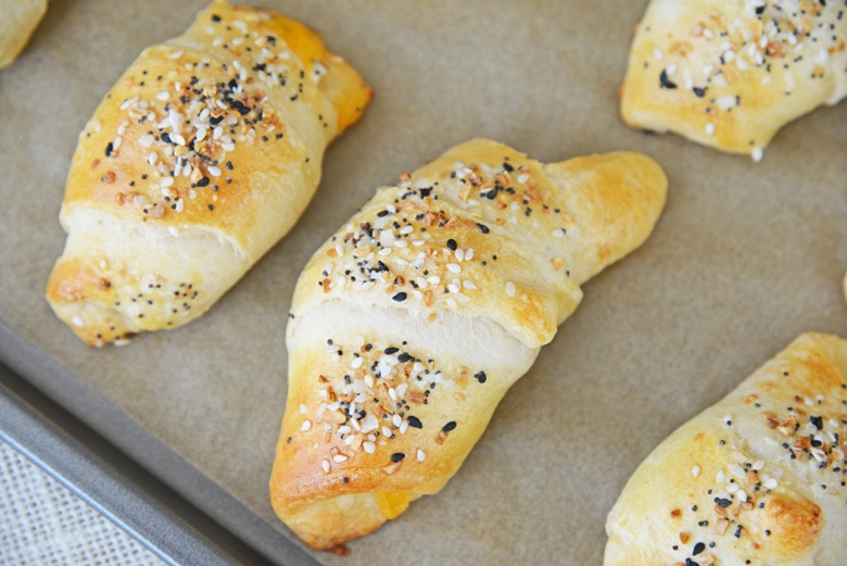 golden brown crescent rolls 