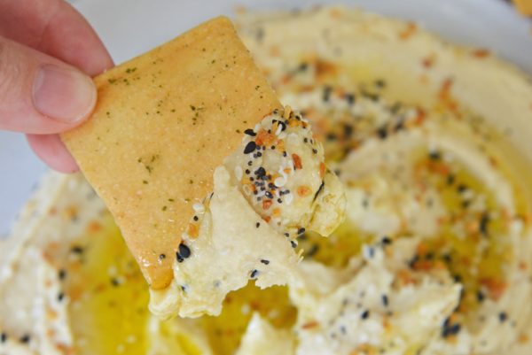 EASY Everything Seasoning Hummus - Homemade Hummus Recipe!