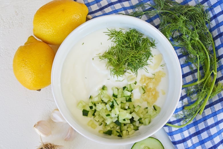 ingredients for tzatziki 