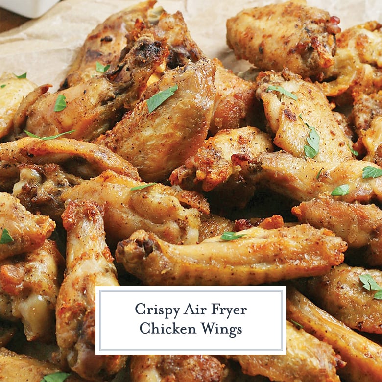 crispy chicken wings with seasoning