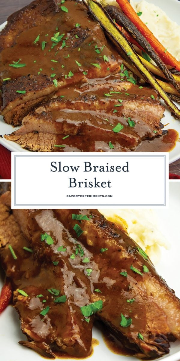 slow braised brisket for pinterest