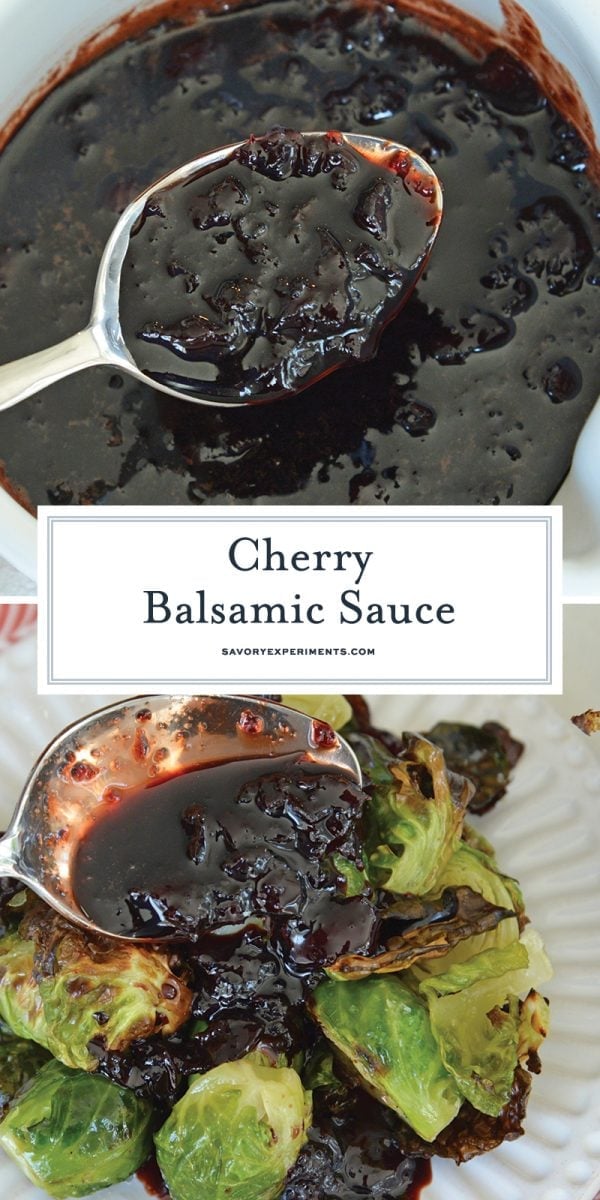 SIMPLE Cherry Balsamic Sauce Recipe - With Only 4 Ingredients!