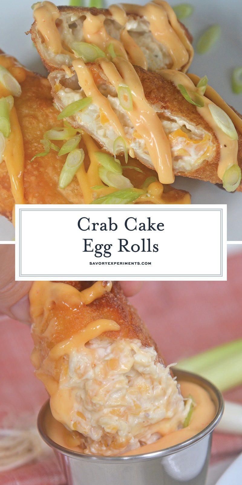 Crab Cake Egg Rolls - Cooks with Soul