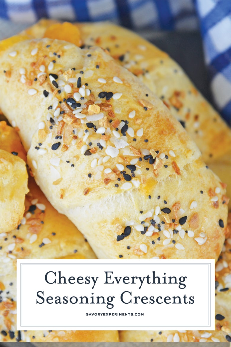 close up of everything crescent rolls for pinterest 