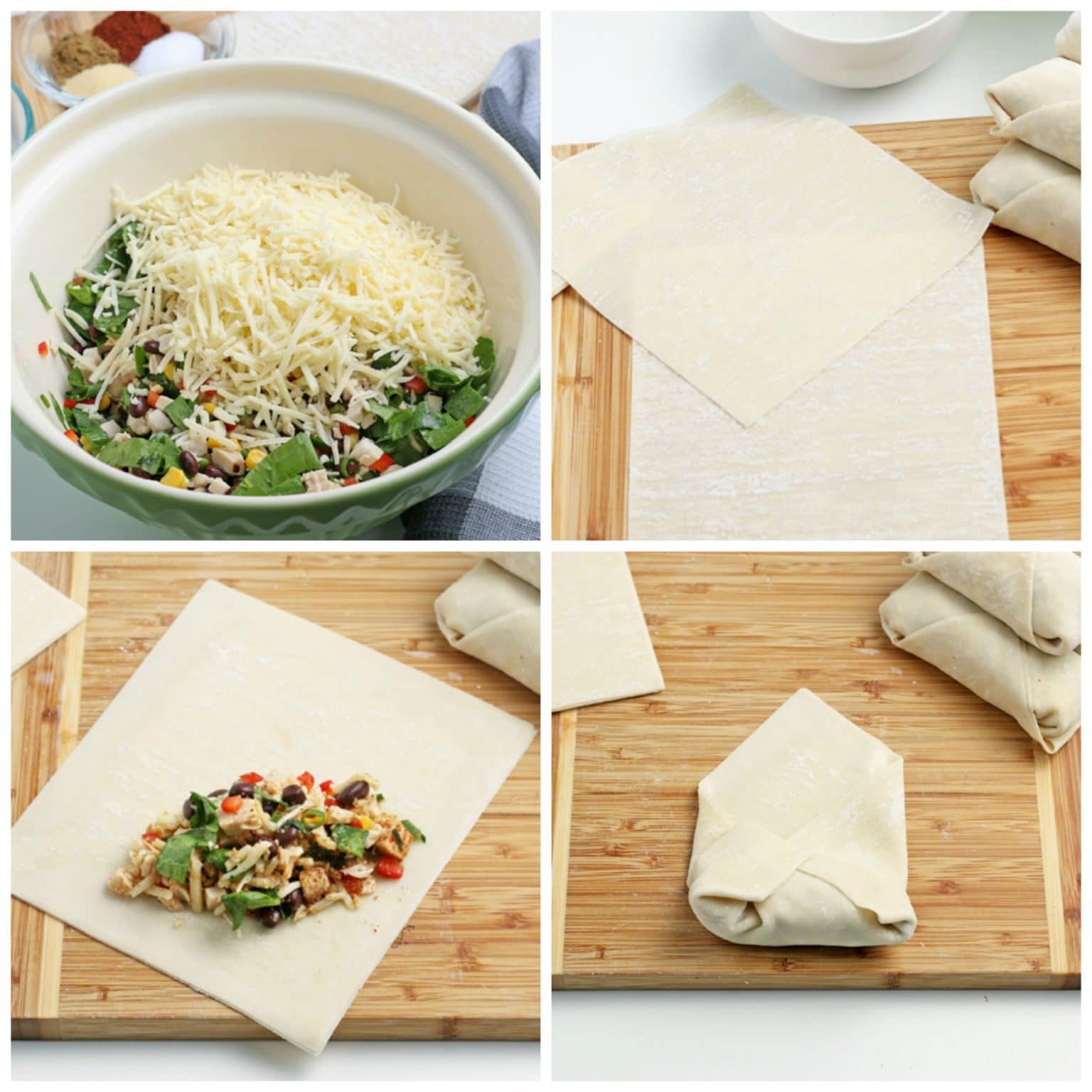 BEST Air Fryer Southwest Egg Rolls Recipe Copycat Chili's Egg Rolls