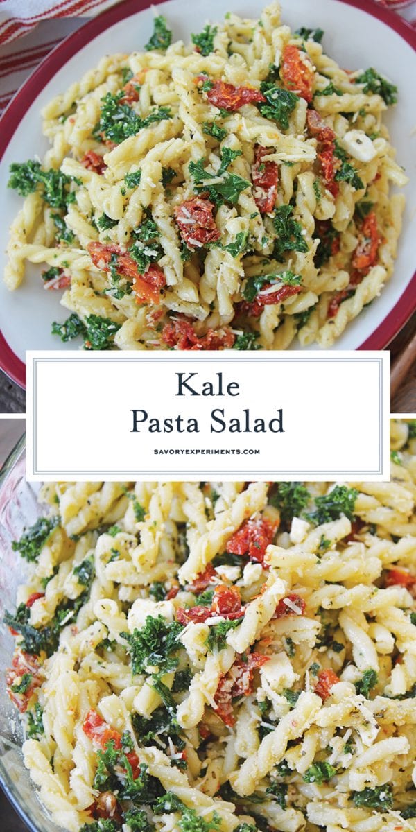 kale mac and cheese for pinterest 