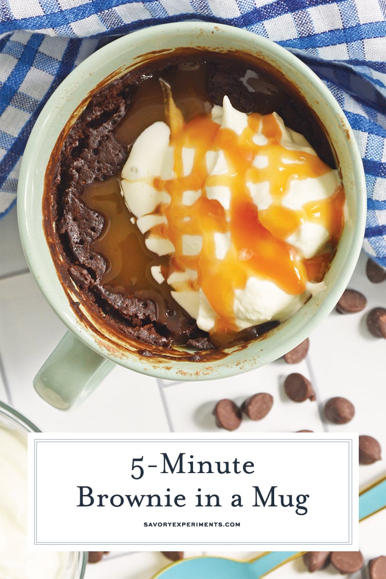 Mug Brownie Fudgy Brownie in a Mug in 5 Minutes!
