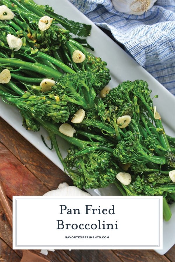 EASY Pan Fried Broccolini Recipe BEST Healthy Side Dish Recipe