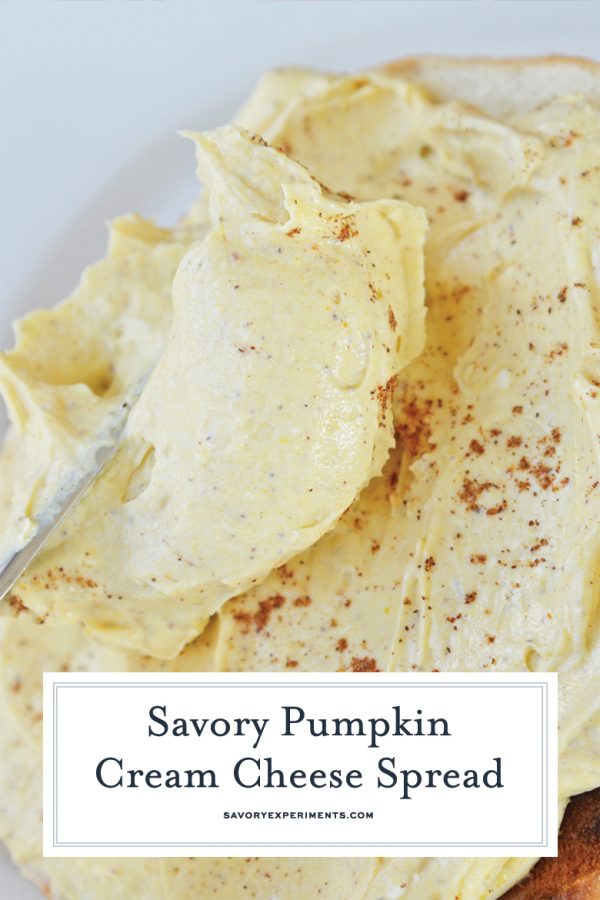 EASY Pumpkin Cream Cheese Spread Savory Pumpkin Spread or Dip