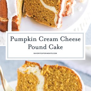 pumpkin pound cake with frosting for pinterest