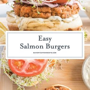 salmon burger recipe for pinerest
