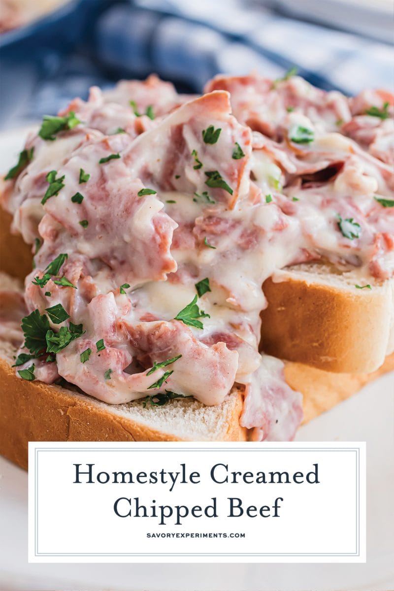 creamed chipped beef recipe for pinterest