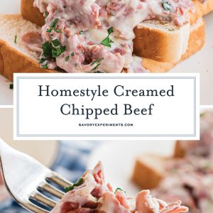 creamed chipped beef long pin