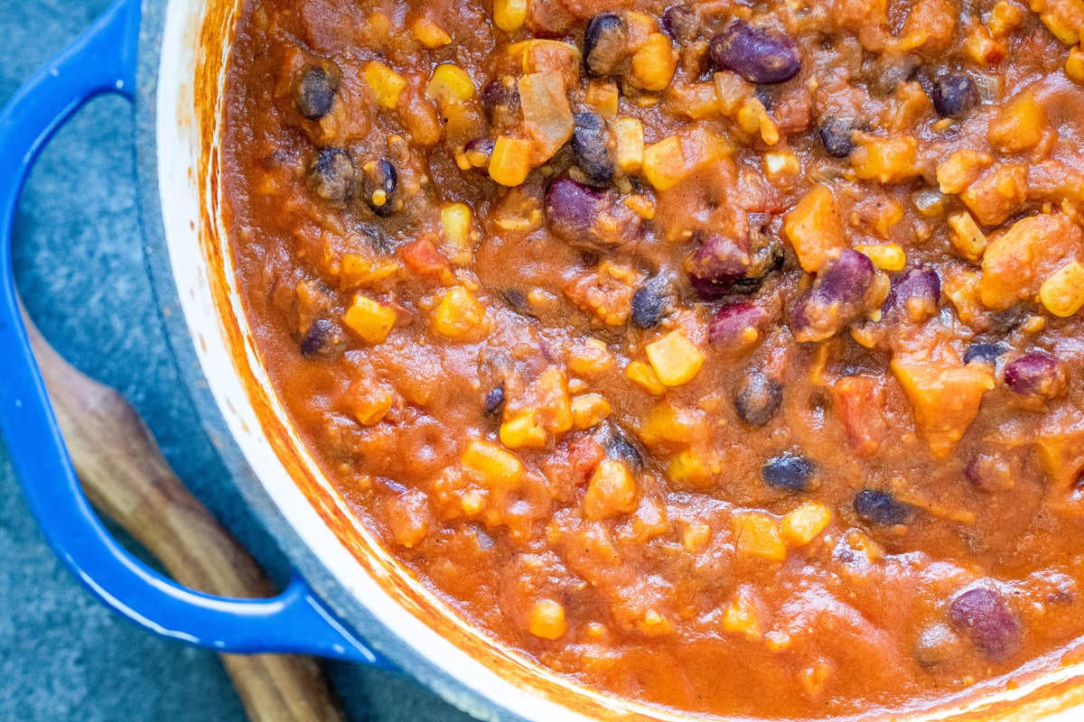 how to make vegetarian chili 