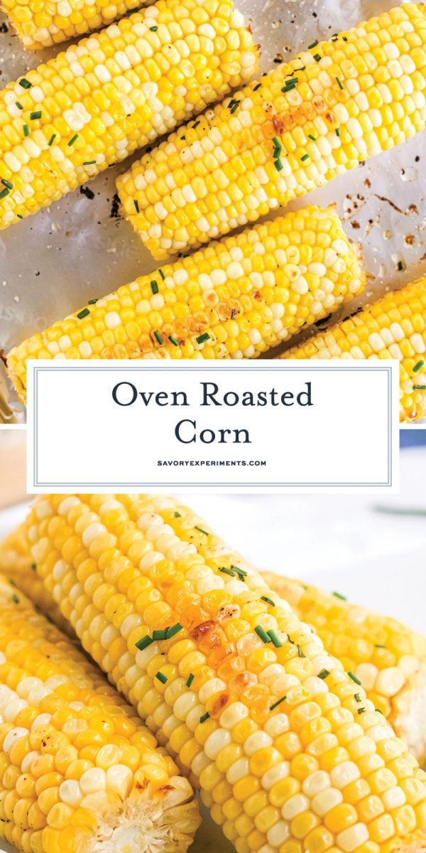 oven roasted corn on the cob for pinterest 