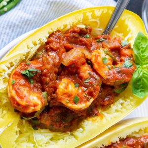 spaghetti squash marinara for pinterest