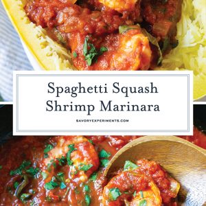 spaghetti squash marinara for pinterest