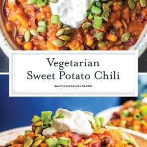 sweet potato chili for pinterest
