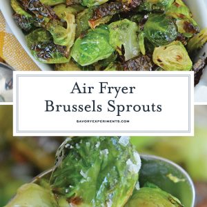 air fryer brussels sprouts for pinterest
