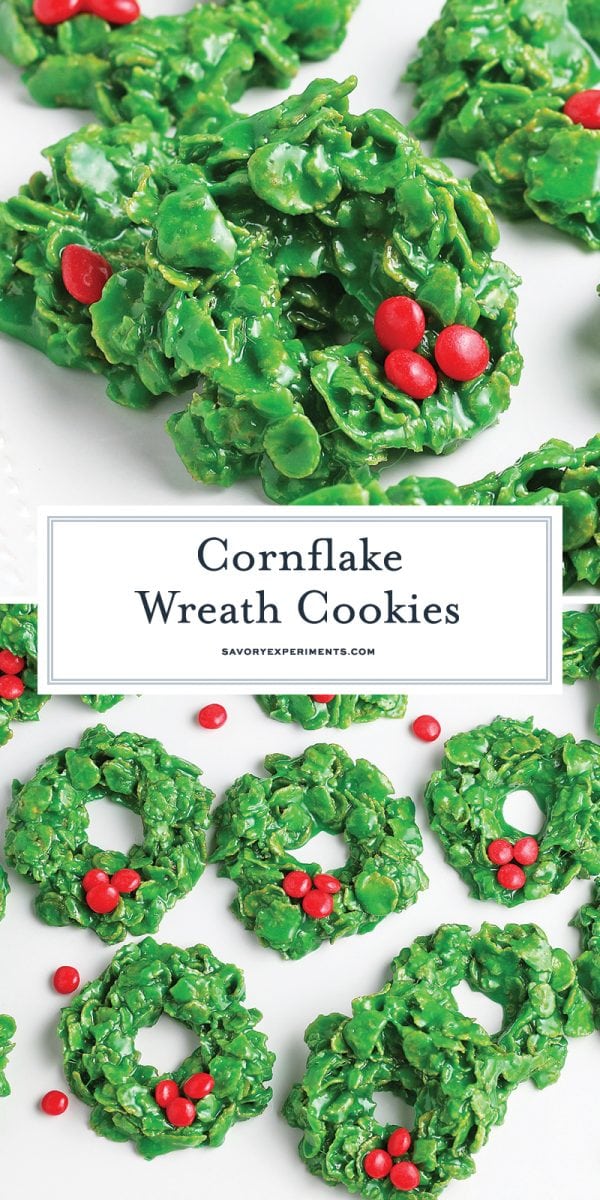 cornflake wreath cookies for pinterest 