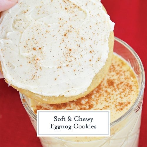 Soft & Chewy Eggnog Cookies - Christmas Cookie Recipe