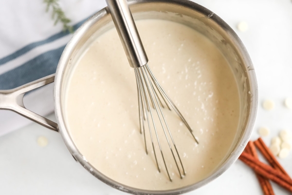 eggnog fudge mixture