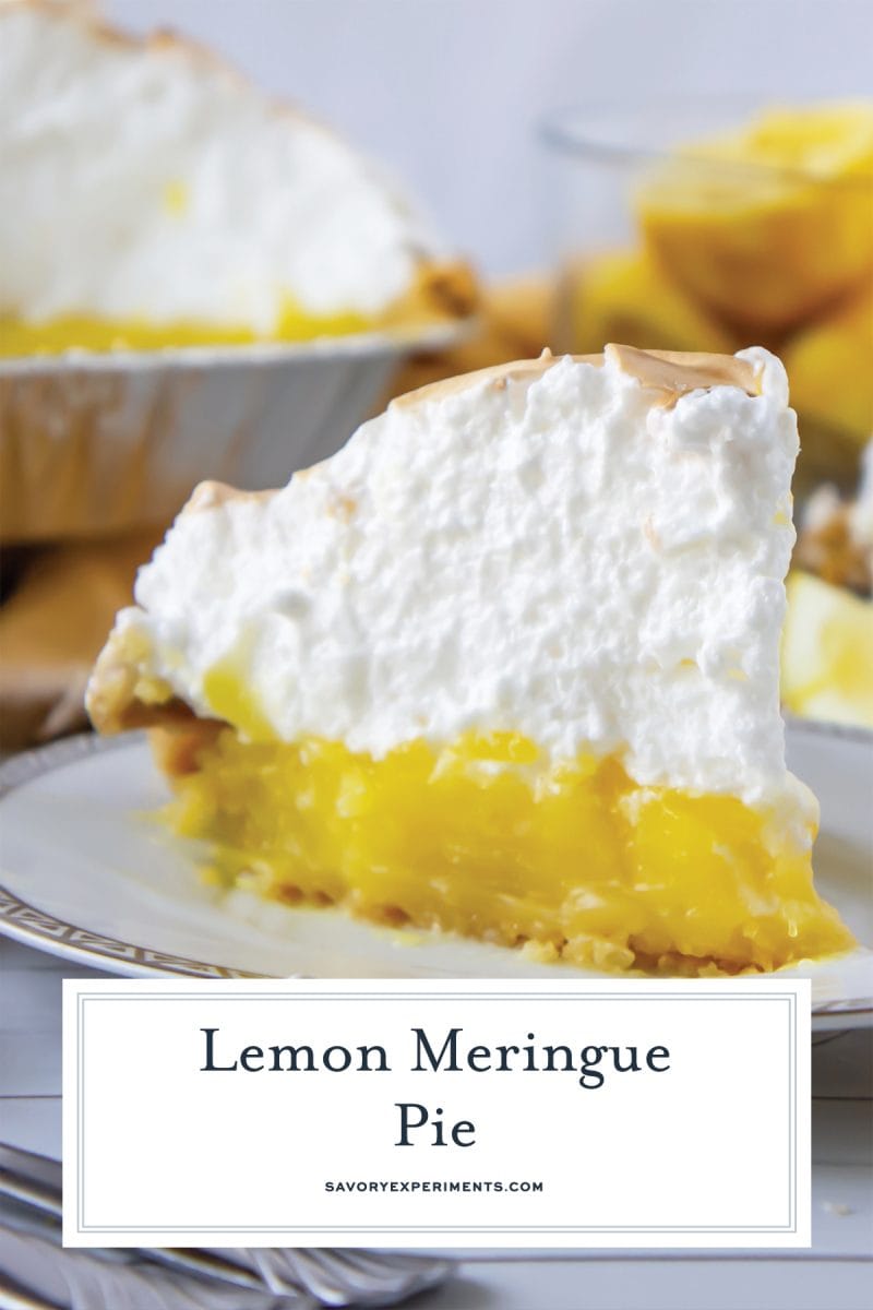 slice of lemon meringue pie 