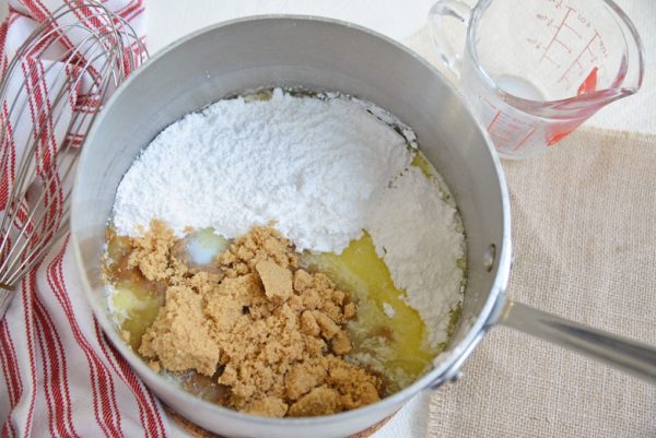 ingredients for nutella fudge