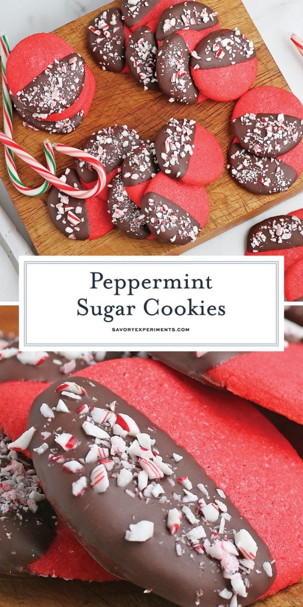 long pin for peppermint sugar cookies 