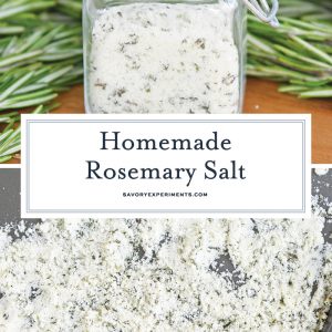 homemade rosemary salt recipe for pinterest