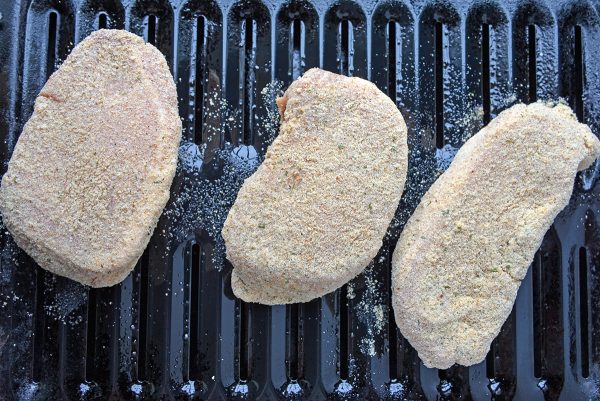 pork chops on broiler pan