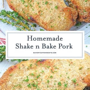 homemade shake and bake pork for pinterest