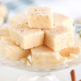 eggnog fudge
