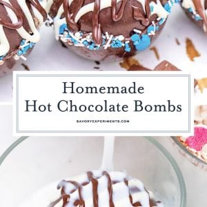 hot chocolate bombs for pinterest