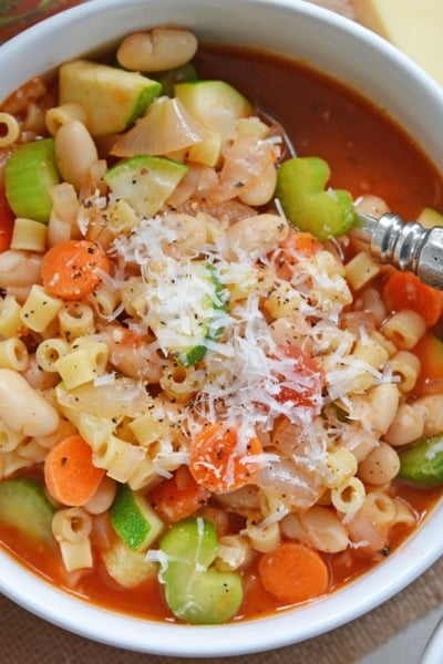 easy minestrone soup
