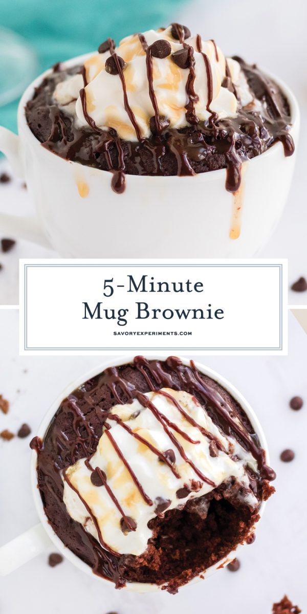 brownie in a mug for pinterest 