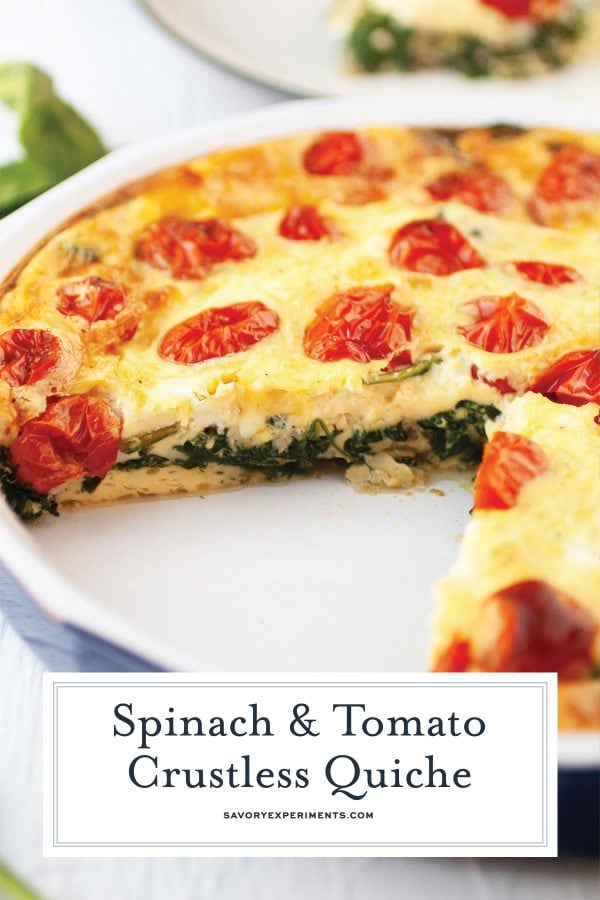 EASY Crustless Spinach Quiche Recipe - Perfect for Breakfast & Brunch!