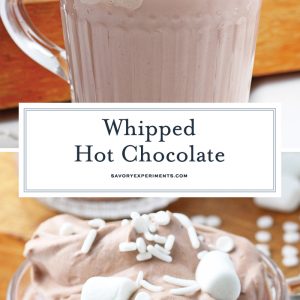 whipped hot chocolate for pinterest