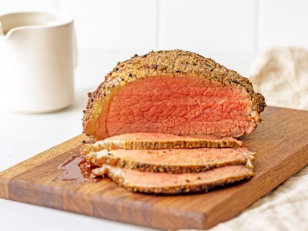 sliced round roast