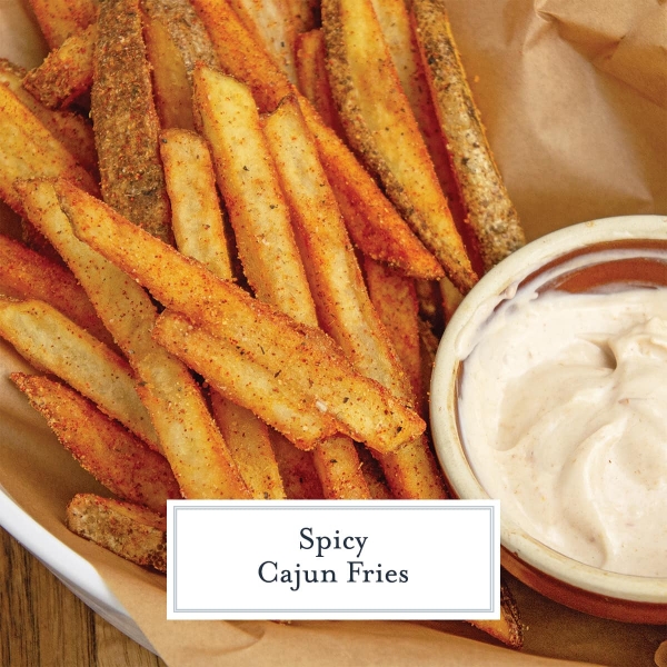 BEST Cajun Fries Homemade Cajun French Fries Both Fried AND Baked!
