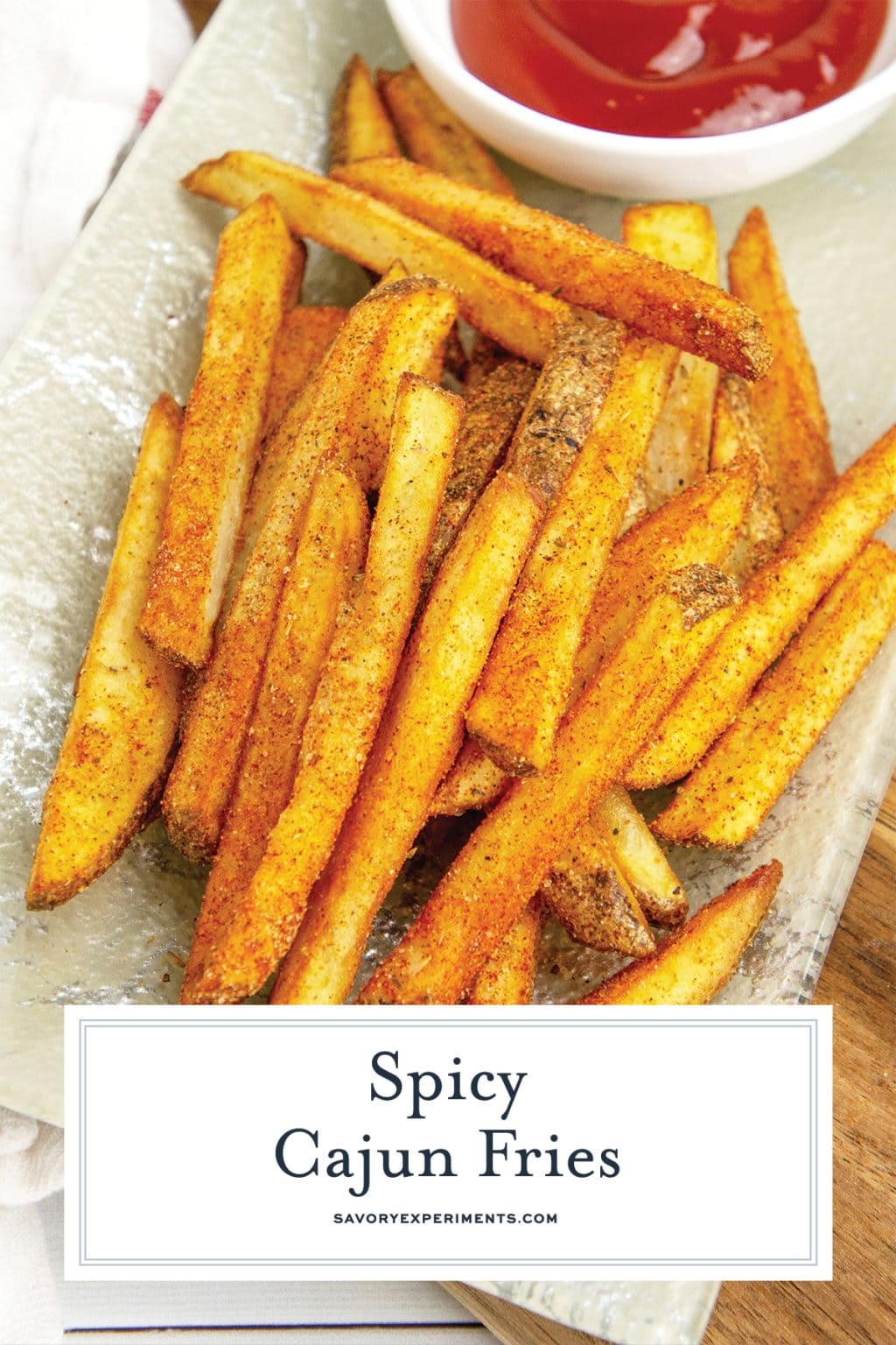 BEST Cajun Fries Homemade Cajun French Fries Both Fried AND Baked!