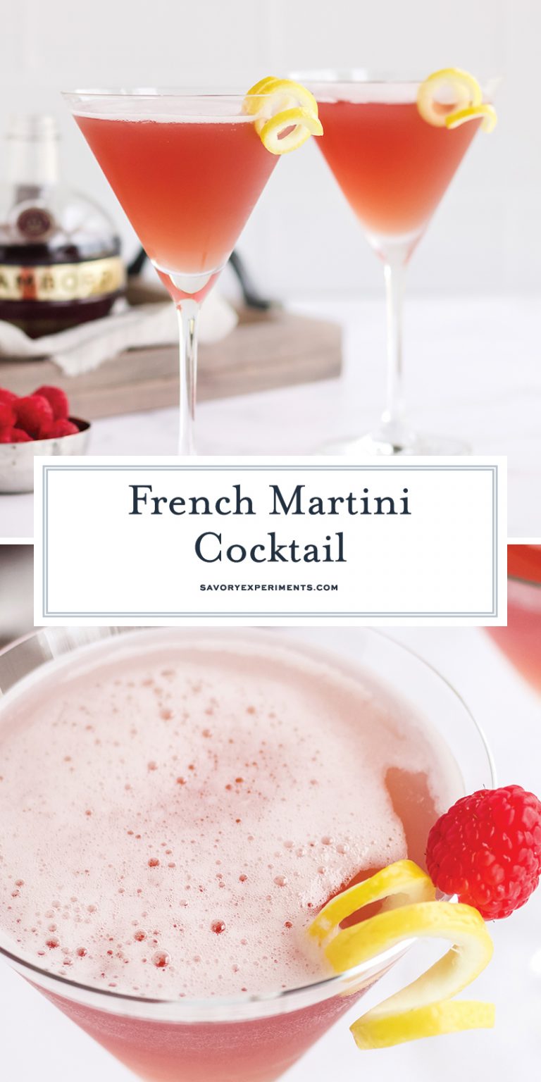 BEST French Martini Recipe (Perfect Valentine's Day Cocktail!)