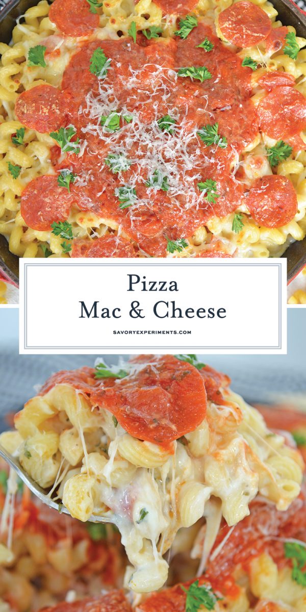 pizza mac and cheese for pinterest 