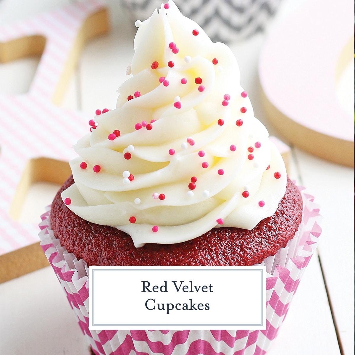 cream cheese frosted red velvet cupcake 