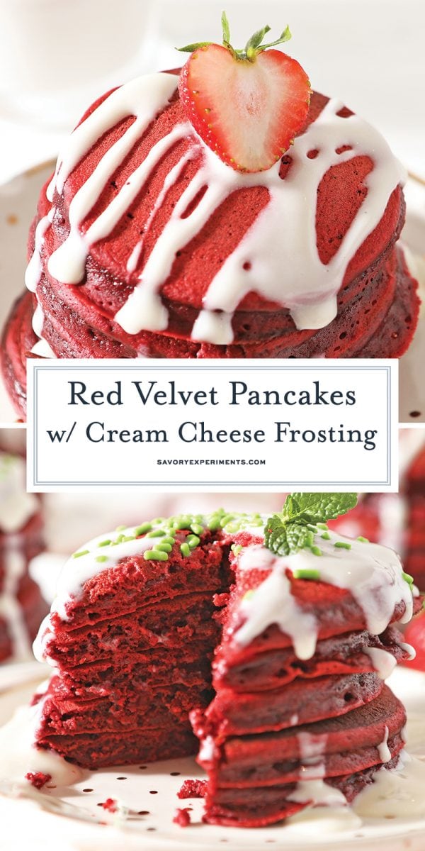 homemade red velvet pancakes for pinterest