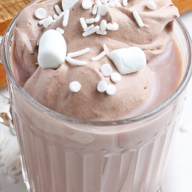 whipped hot chocolate