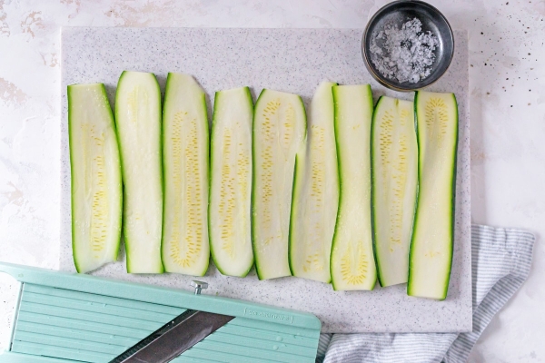 zucchini slices