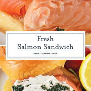long pin for salmon sandwich recipe